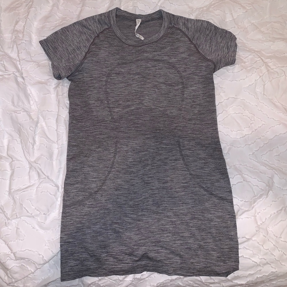 Grey Lululemon Swiftly Tech Top